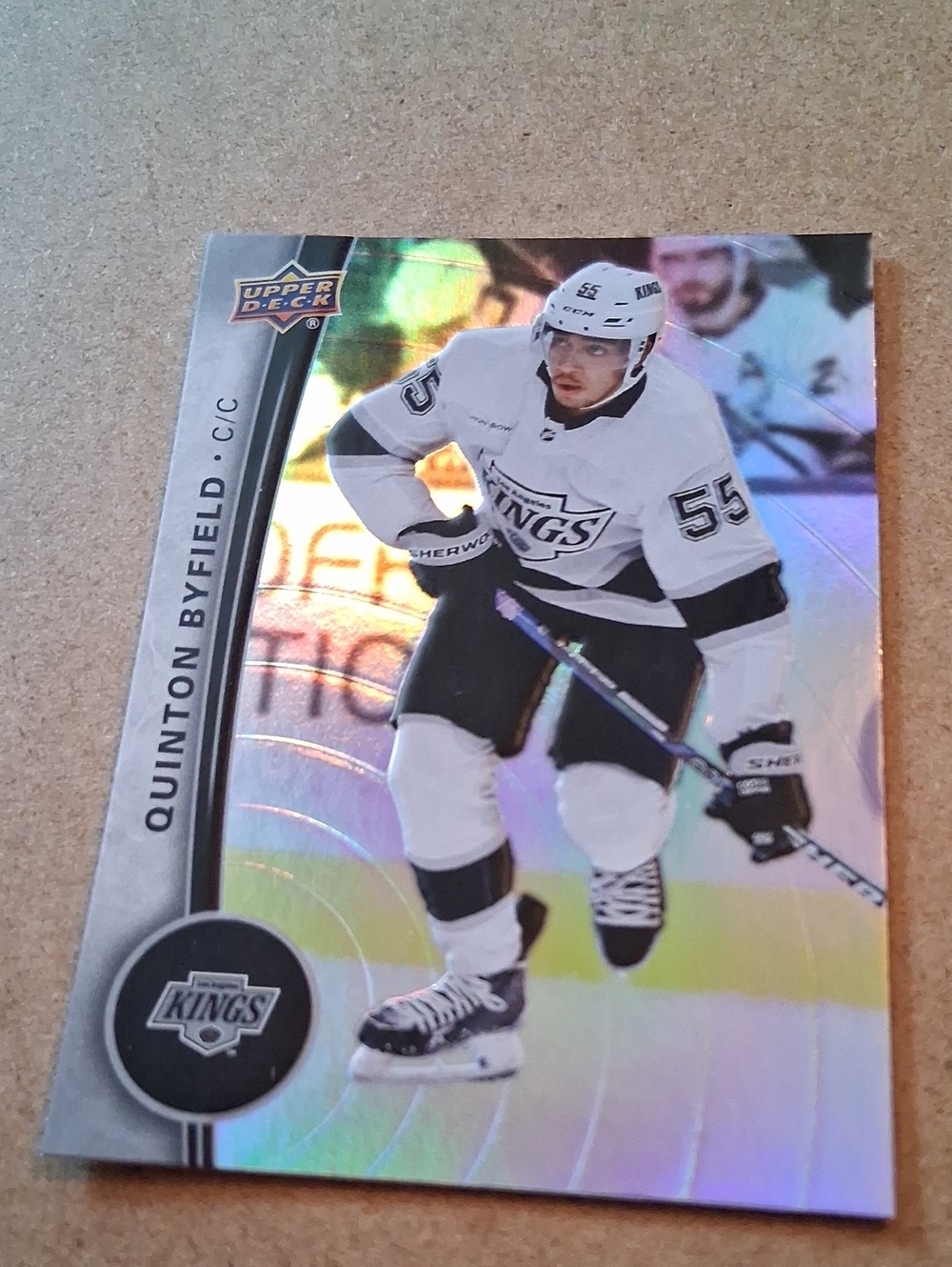Upper Deck Quinton Byfield Hockey Cards - White & Black
